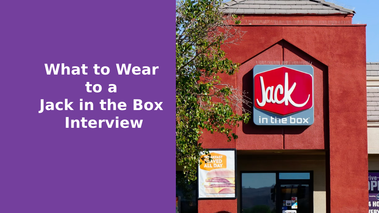 What to Wear to a Jack in the Box Interview: Outfit Tips for Every Role